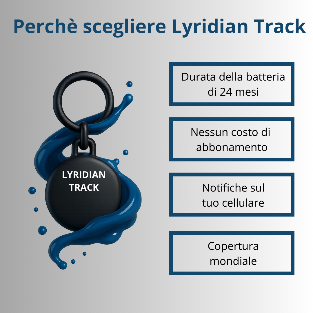 Lyridian Track | Il localizzatore Gps intelligente