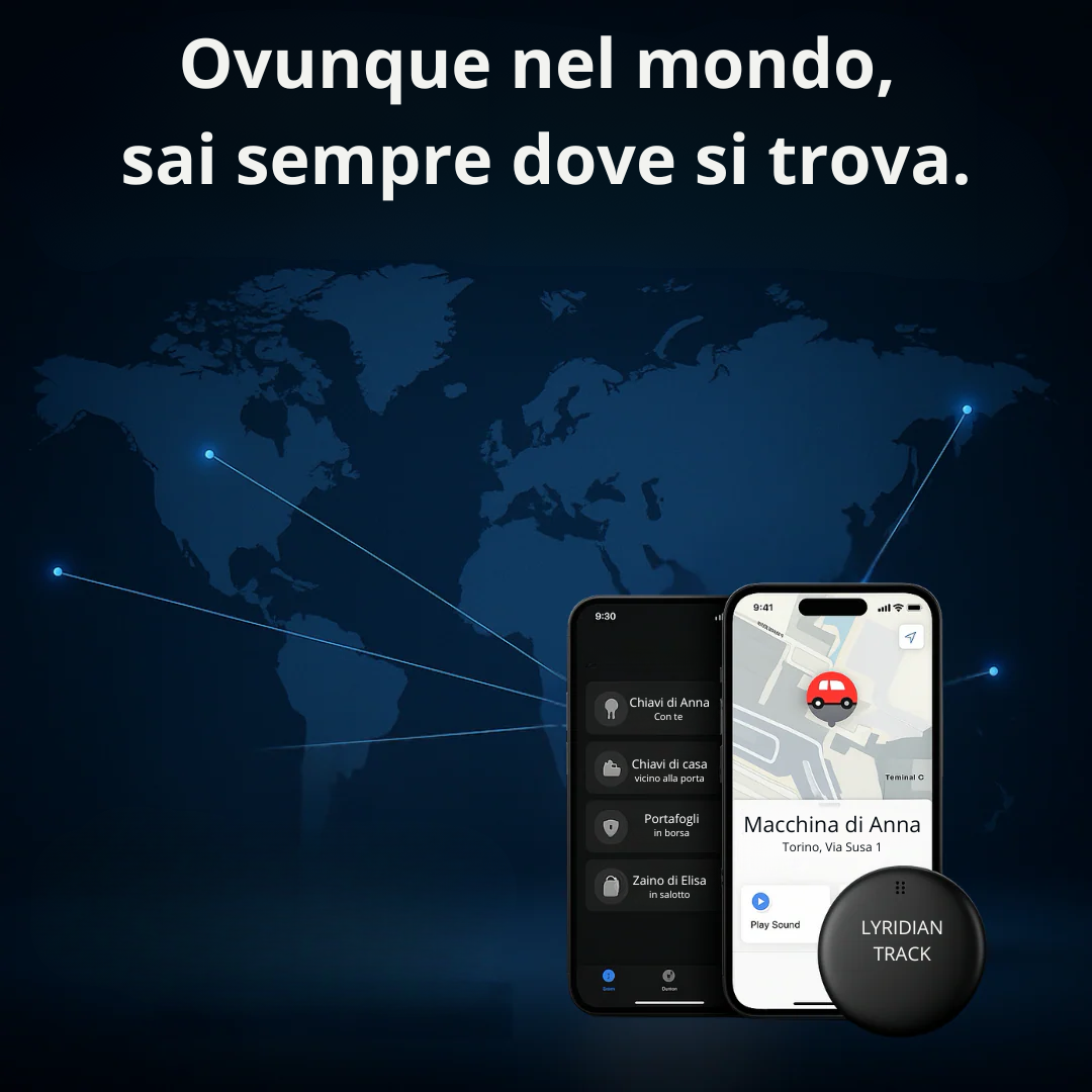 Lyridian Track | Il localizzatore Gps intelligente